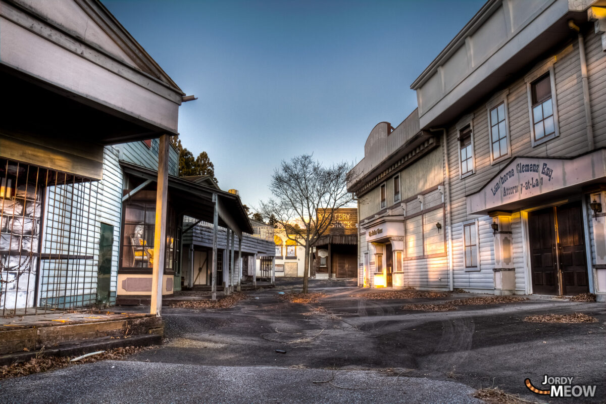 Decaying Western Village: Abandoned Cowboy Town in Tochigi, Japan.