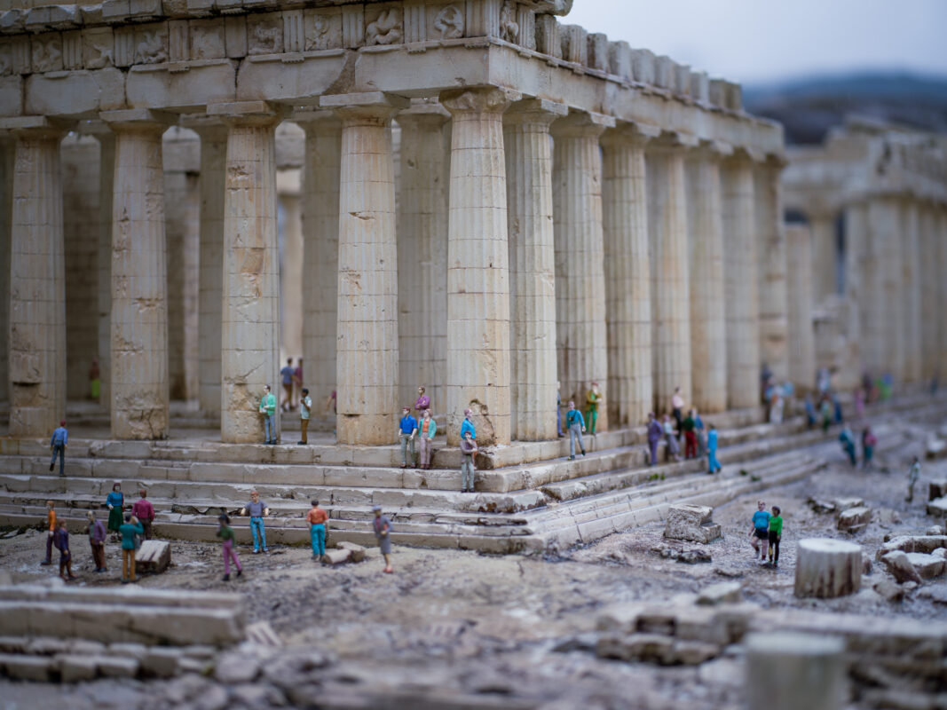 Ancient Greek Parthenon Temple Architecture, Athens